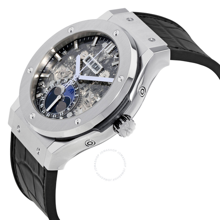 Hublot Classic Fusion Aerofusion Moonphase Sapphire Dial Titanium Men's Watch 517.NX.0170.LR
