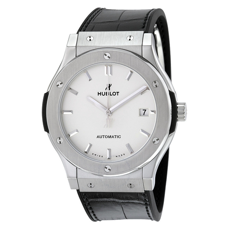 Hublot Classic Fusion Opaline Dial Titanium Automatic 45 MM Men's Watch 511.NX.2611.LR
