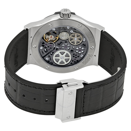 Hublot Classic Fusion Black Dial Automatic Men's Power Reserve Watch 516.NX.1470.LR
