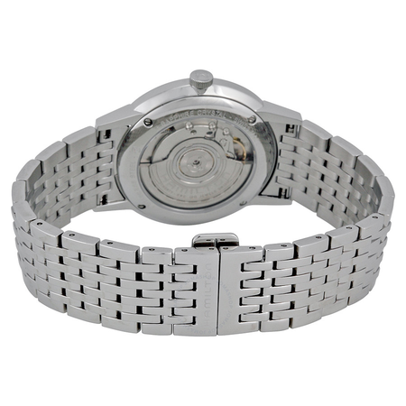 Hamilton Intra-Matic Silver Dial Stainless Steel Men's Watch H38455151