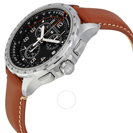 Hamilton X-Wind Chronograph Black Dial Men's Watch H77912535