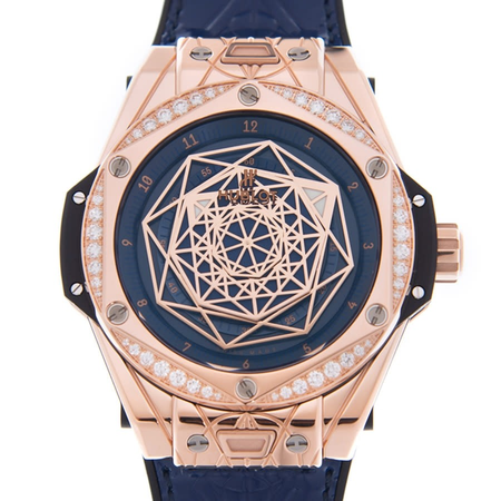 Hublot Big Bang Sang Bleu Automatic Blue Dial Ladies Watch 465.OS.7189.VR.1204.MXM19