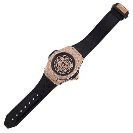 Hublot Big Bang Sang Bleu Automatic Diamond Black Dial Ladies Watch 465.OS.1118.VR.1704.MXM18