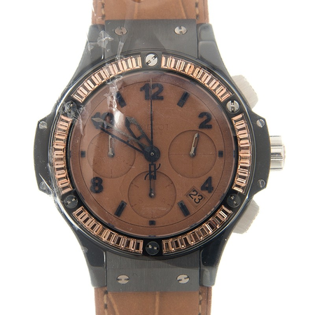 Hublot Big Bang Tutti Frutti Tan Dial Chronograph Unisex Watch 341CA5390LR1918 341.CA.5390.LR.1918