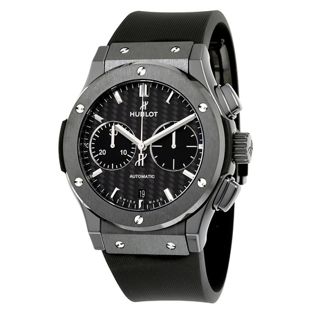 Hublot Classic Fusion Chronograph Black Magic Mat Carbon Fiber Dial Automatic Men's Watch 521.CM.1771.RX
