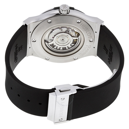 Hublot Classic Fusion Black Dial Black Rubber Men's 45mm Watch 511.NX.1171.RX