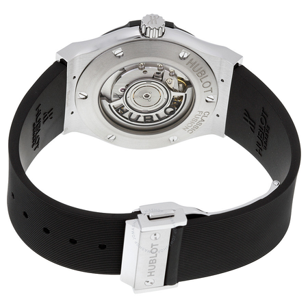 Hublot Classic Fusion Automatic White Dial Black Rubber Men's Watch 542NX2611RX 542.NX.2611.RX