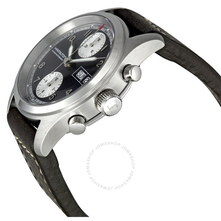 Hamilton Khaki Field Black Dial Chronograph Automatic Men's Watch H71466583