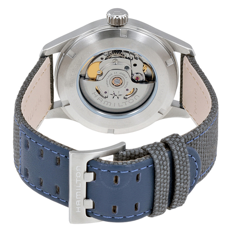 Hamilton Khaki Field Blue Dial Automatic Men's Nylon Watch H70305943