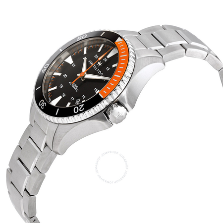 Hamilton Khaki Navy Scuba Black Dial Automatic Men's Watch H82305131
