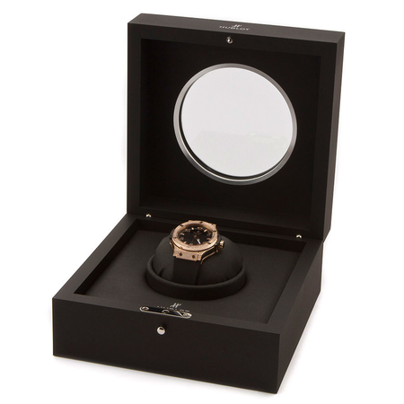 Hublot Big Bang Gold Pave Diamond Black Dial 18 kt Rose Gold Ladies Watch 361.PX.1280.RX.1704