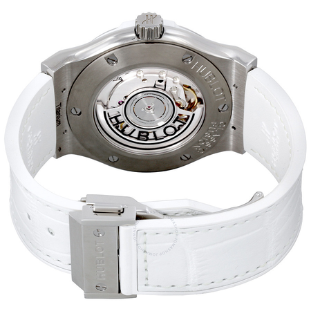 Hublot Classic Fusion White Mat Dial Automatic Ladies Diamond Watch 542.NE.2010.LR.1204