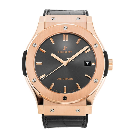 Hublot Classic Fusion Racing Grey King Gold 45mm Watch 511.OX.7081.LR