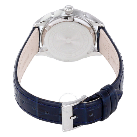 Hamilton Jazzmaster Silver Dial Blue Leather Ladies Watch H42211655