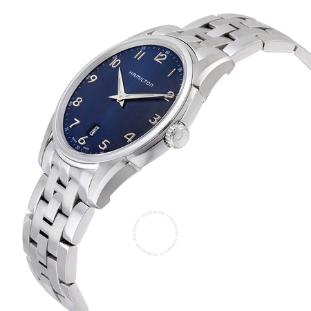 Hamilton Jazzmaster Thinline Blue Dial Stainless Steel Men's Watch H38511143