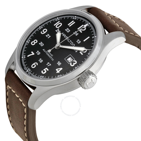 Hamilton Khaki Officers Automatic Black Dial Men's Watch H70625533