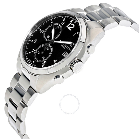 Hamilton Khaki Pilot Pioneer Chronograph Black Dial Men's Watch H76512133