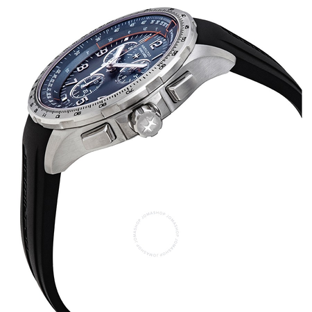 Hamilton Khaki X-Wind Chronograph Quartz Blue Dial Men's Watch H77922341