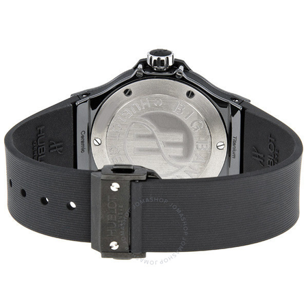 Hublot Black Magic Black Dial Black Rubber Ladies Watch 361.CV.1270.RX.1104