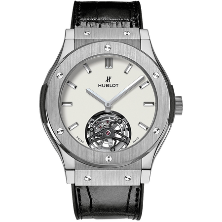 Hublot Classic Fusion Tourbillon 45mm Dial White Automatic Men's Watch 505.NX.2610.LR