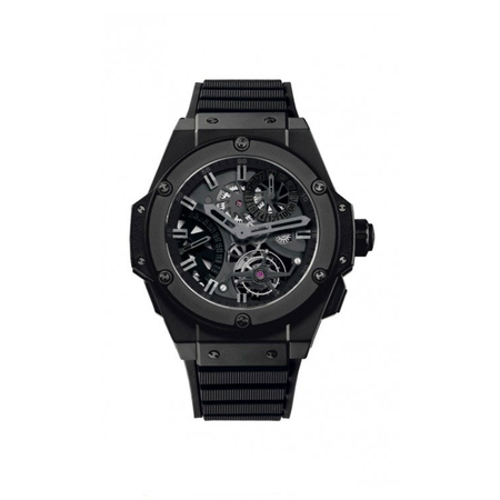 Hublot King Power Tourbillon GMT Skeleton Dial Ceramic Automatic Men's Watch 706.CI.1110.RX