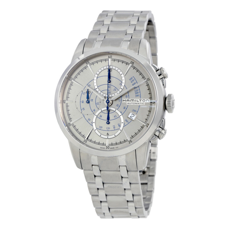 Hamilton Railroad Automatic Chronograph Slate Grey Dial Stainless Steel Men's Watch H40656181