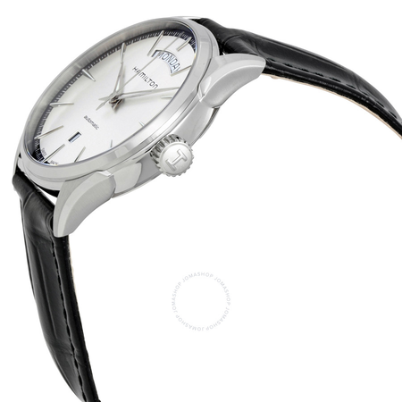 Hamilton Jazzmaster Silver Dial Black Leather Men's Watch H42565751