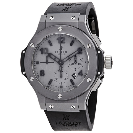 Hublot Big Bang Matte Grey Dial Black Men's Watch 301AI460RX 301-AI-460-RX