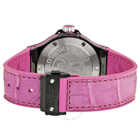 Hublot Big Bang Tutti Fruitti Amethyst Black Ceramic Purple Leather Ladies Watch 361.CV.1110.LR.1905