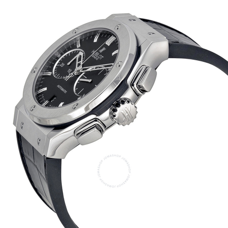Hublot Classic Fusion Black Dial Black Leather Automatic Men's Watch 521.NX.1170.LR
