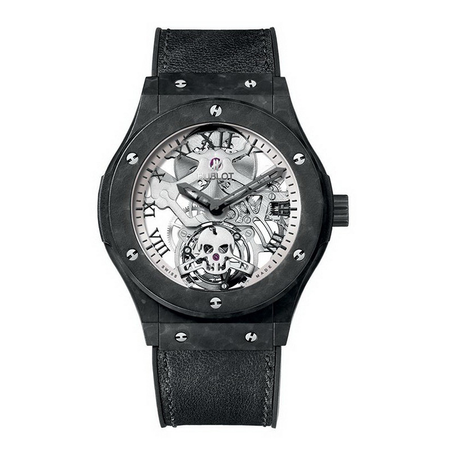 Hublot Classic Fusion Tourbillon Skull Dial Skeleton Automatic Men's Watch 505.UC.0170.VR.SKULL