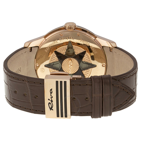 Hamilton Aquariva GMT Brown Dial Brown Leather Men's Watch H34645591