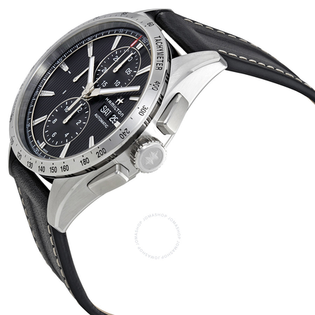 Hamilton Broadway Auto Chrono Grey Dial Leather Men's Watch H43516731