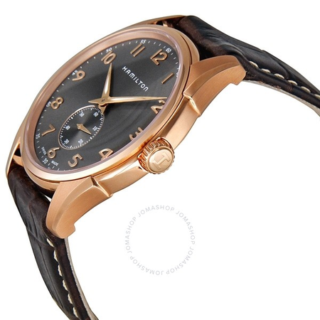 Hamilton Jazzmaster Grey Dial Brown Leather Men's Watch H38441583