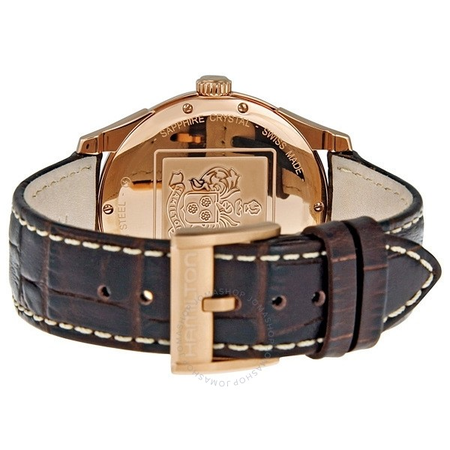 Hamilton Jazzmaster Grey Dial Brown Leather Men's Watch H38441583