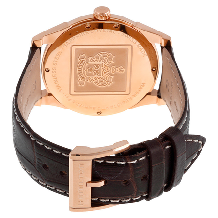Hamilton Jazzmaster Thinline Silver Dial Brown Leather Men's Watch H38541513