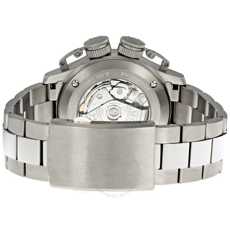 Hamilton Khaki Navy Frogman Black Dial Automatic Men's Watch H77716133