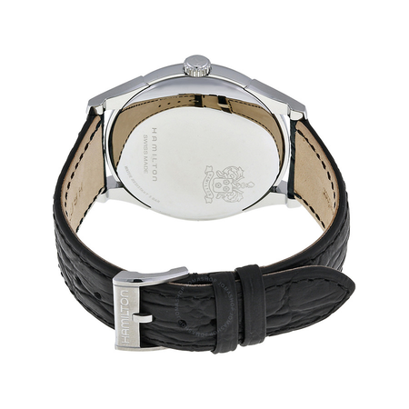 Hamilton Thinomatic Black Dial Black Leather Strap Men's Watch H38715731