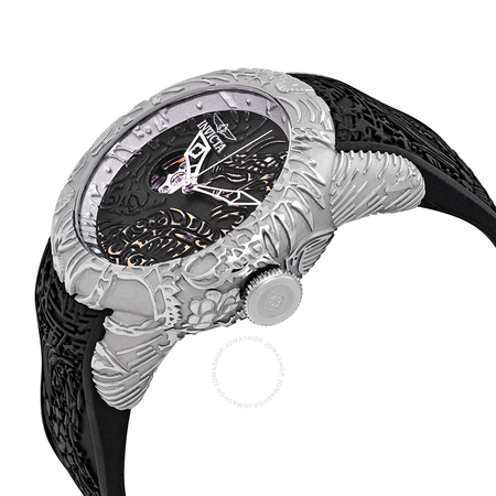 Invicta S1 Rally Dragon Automatic Black Dial Black Silicone Men's Watch 26429