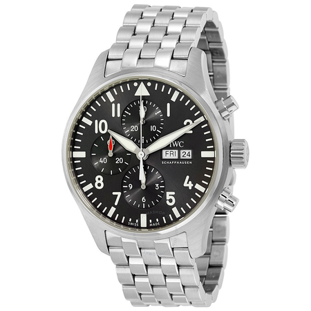 IWC Pilot Spitfire Automatic Chronograph Grey Dial Men's Watch IW377719