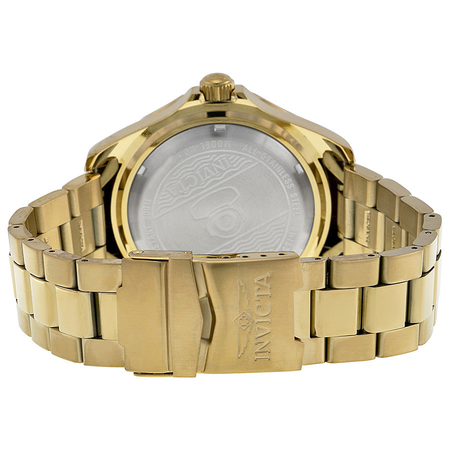 Invicta Pro Diver Blue Cabon Dial Gold Ion-plated Men's Watch 14357