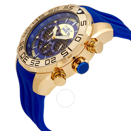 Invicta Speedway Chronograph Blue Dial Blue Silicone Men's Watch 26302