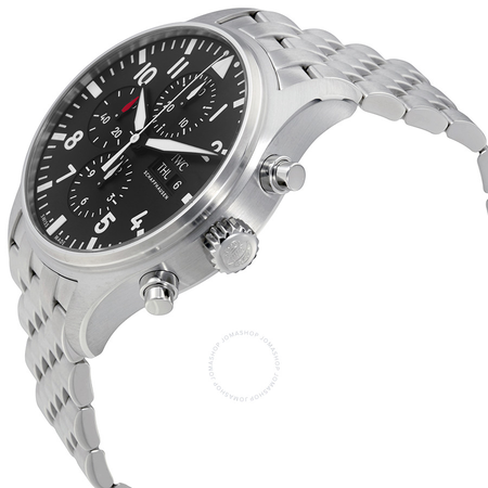 IWC Pilot Automatic Chronograph Black Dial Men's Watch IW377710