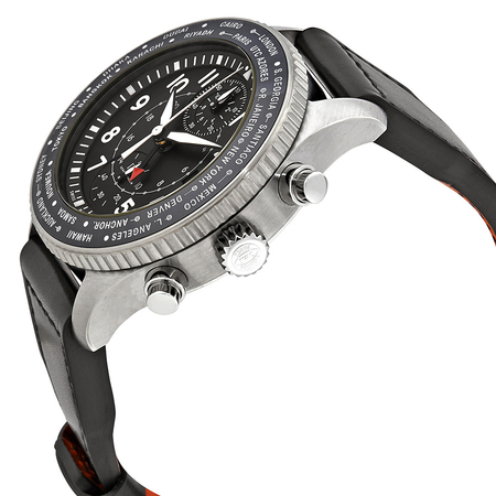 IWC Pilot Black Dial Automatic Men's GMT Watch IW395001