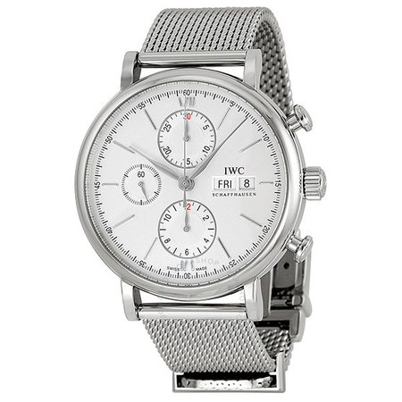 IWC Portofino Automatic Chronograph Silver Dial Men's Watch IW391009