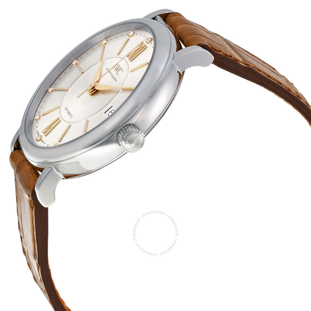 IWC Portofino Automatic Silver Diamond Dial Unisex Watch IW458101