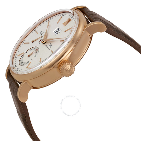 IWC Portofino Silver Dial 18kt Rose Gold Men's Watch IW516102