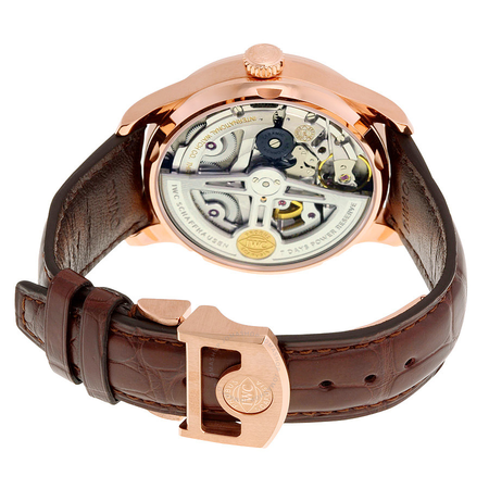 IWC Portugieser Automatic White Dial 18kt Rose Gold Men's Watch IW500701