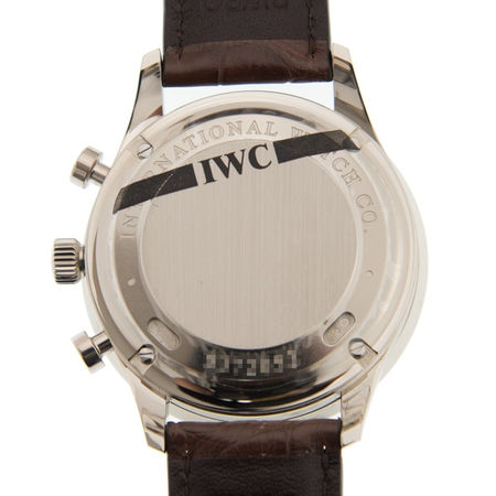 IWC Portuguese Chronograph Automatic Diamond Grey Dial Men's Watch IW371474