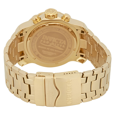 Invicta Pro Diver Chronograph Gold Dial Men's Watch 21924